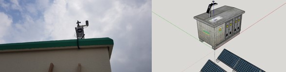 3S-SensorSupport fixed on transformer station