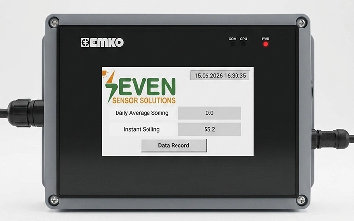Manual Soiling Sensor With HMI PLC Monitoring