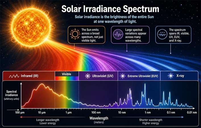 solar irradiance spectrum