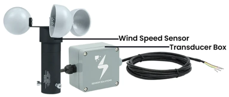 Sensor de Velocidad del Viento con Salida Modbus RTU