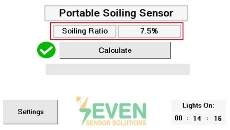 soiling ratio of a pv plant