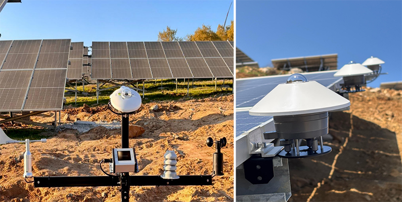 Irradiance sensor and Pyranometer for measuring POA