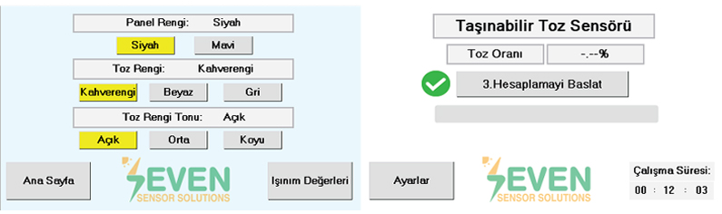 SEVEN Taşınabilir Toz Sensörü