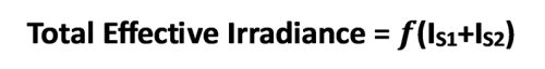 Total Effective Irradiance Formula