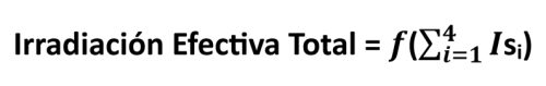 Formula de irradiacion efect