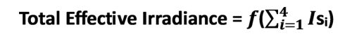 Total Effective Irradiance Formula  4IS