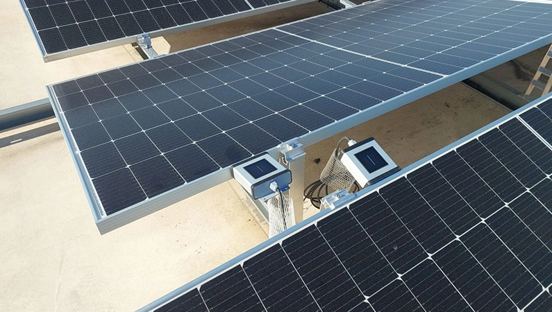 Dual orientation pv plant