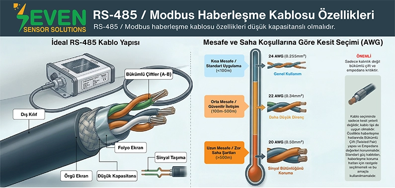 Haberleşme kablosu temel özellikleri