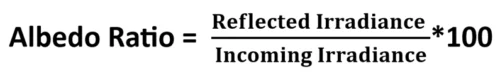 Albedo ratio