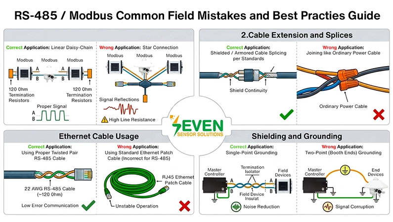 RS485 Modbus Common Field Mistakes