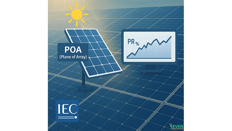 Cómo se Calcula el PR (coeficiente de rendimiento) Utilizando Datos de Irradiancia POA Según la Norma IEC 61724-1