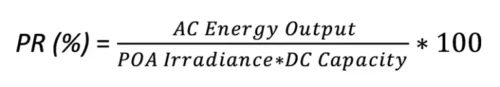 Fórmula para calcular PR